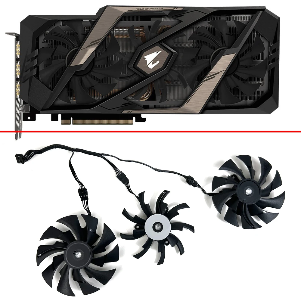 

Cooling 95MM 4PIN PLD10015B12H RTX2080 Ti GPU Fan For Gigabyte AORUS GeForce RTX 2060 SUPER RTX 2070 SUPER RTX 2080TI XTREME