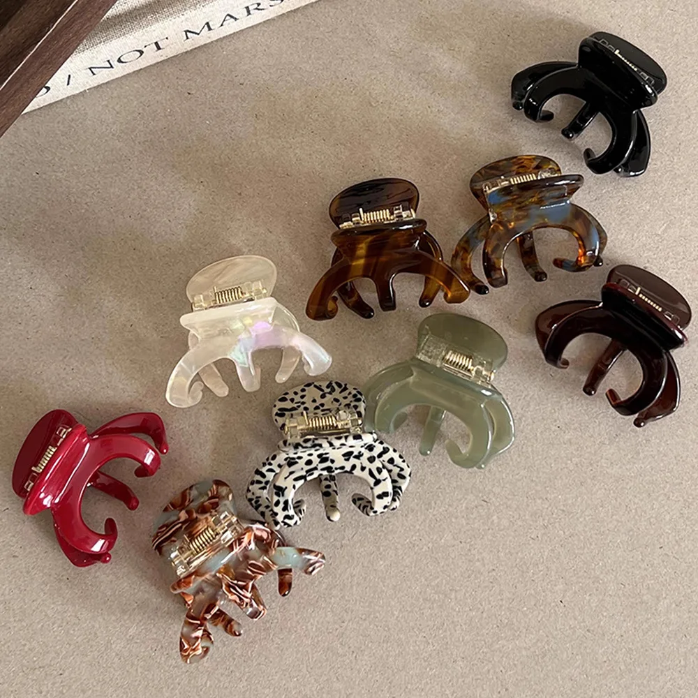 

4.5cm New Acetate High Ponytail Clip –Women’s Elegant Shark Hair Claw, Chic Occipital Hair Accessory for Sophisticated Style