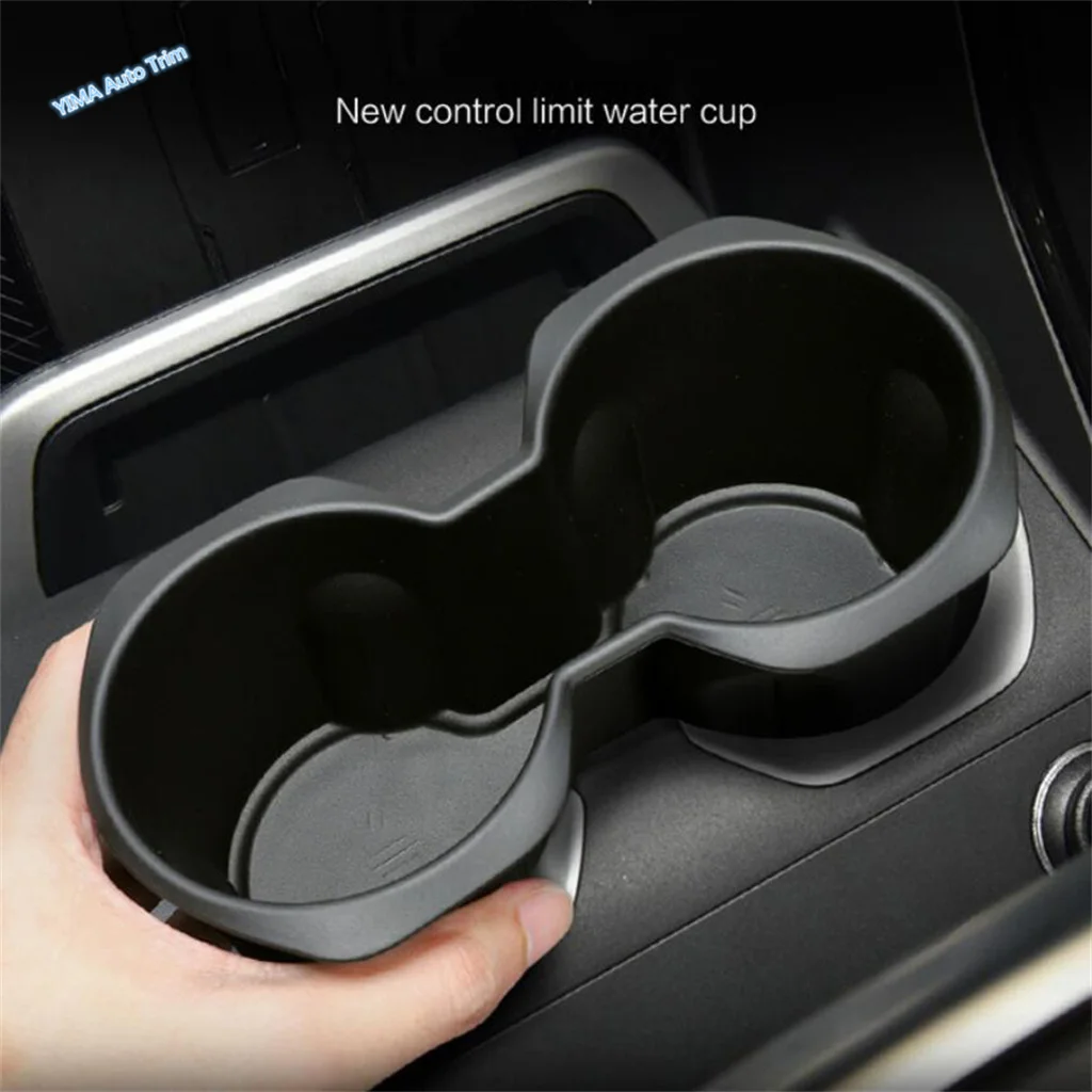 

TPE Auto Front Seat Cup Holder Water Bottle Decor Panel Cover Trim For BMW X1 U11 2023 2024 2025 Accessories Interior Refit Kit