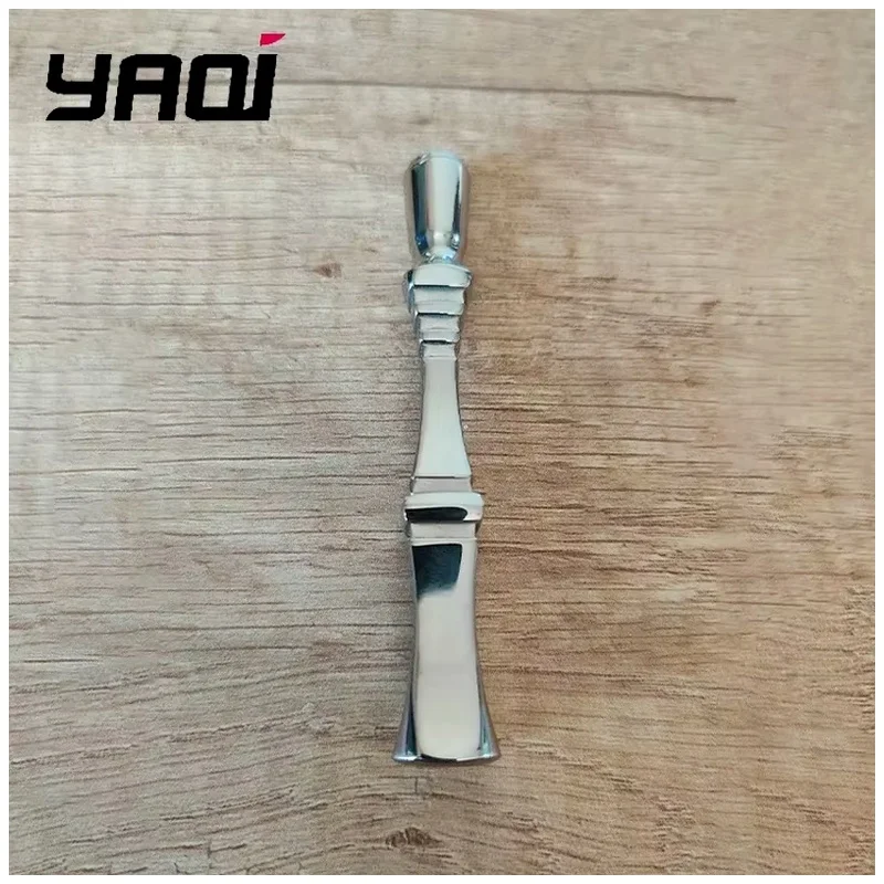 YAQI Razor Handle Men Safety Razor Handle Chippendale Polished Stainless Steel Men Shaving Products Wet Shave Tools
