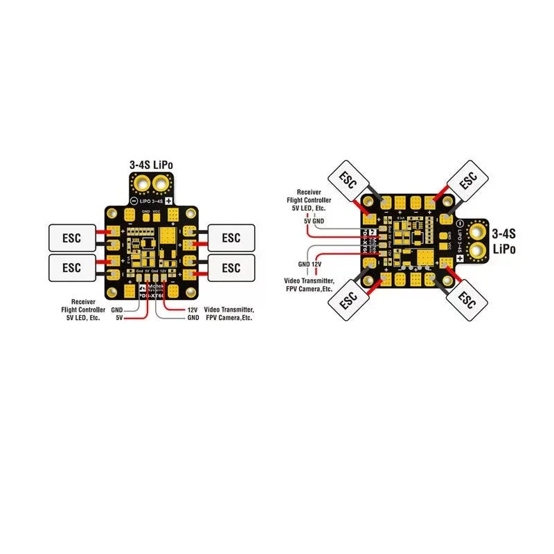 Séparateur de croisement d'avion modèle Q250 220 Rack, séparateur intégré, y compris XT60 5V/2A