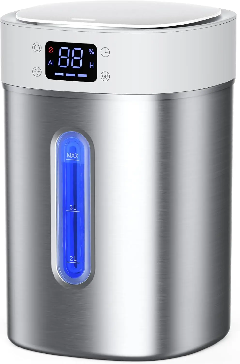 

Ультразвуковой увлажнитель воздуха 4 л с автоматическим контролем влажности, ночником, таймером и функцией ароматерапии для больших помещений