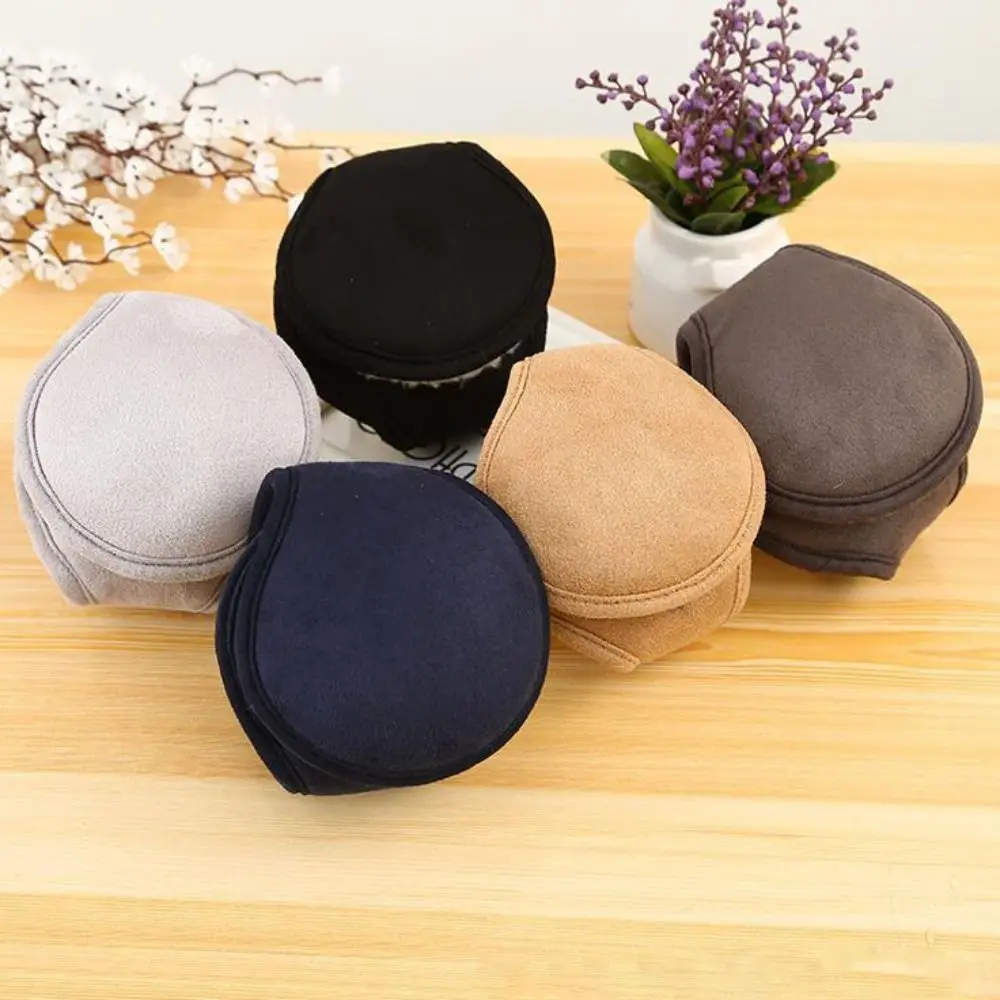 Windproof Soft Protector Headband Unisex Fleece Behind the Head Female Ear Flap Thick Earwarmer Ear Cover Man Earmuff
