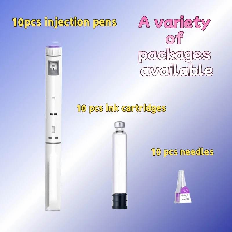 Wegwerpinjectiepen, magische naald, schoonheidsnaald, peptide-injectiepen, nauwkeurige dosering (exclusief medicijnen) - afbeelding 2