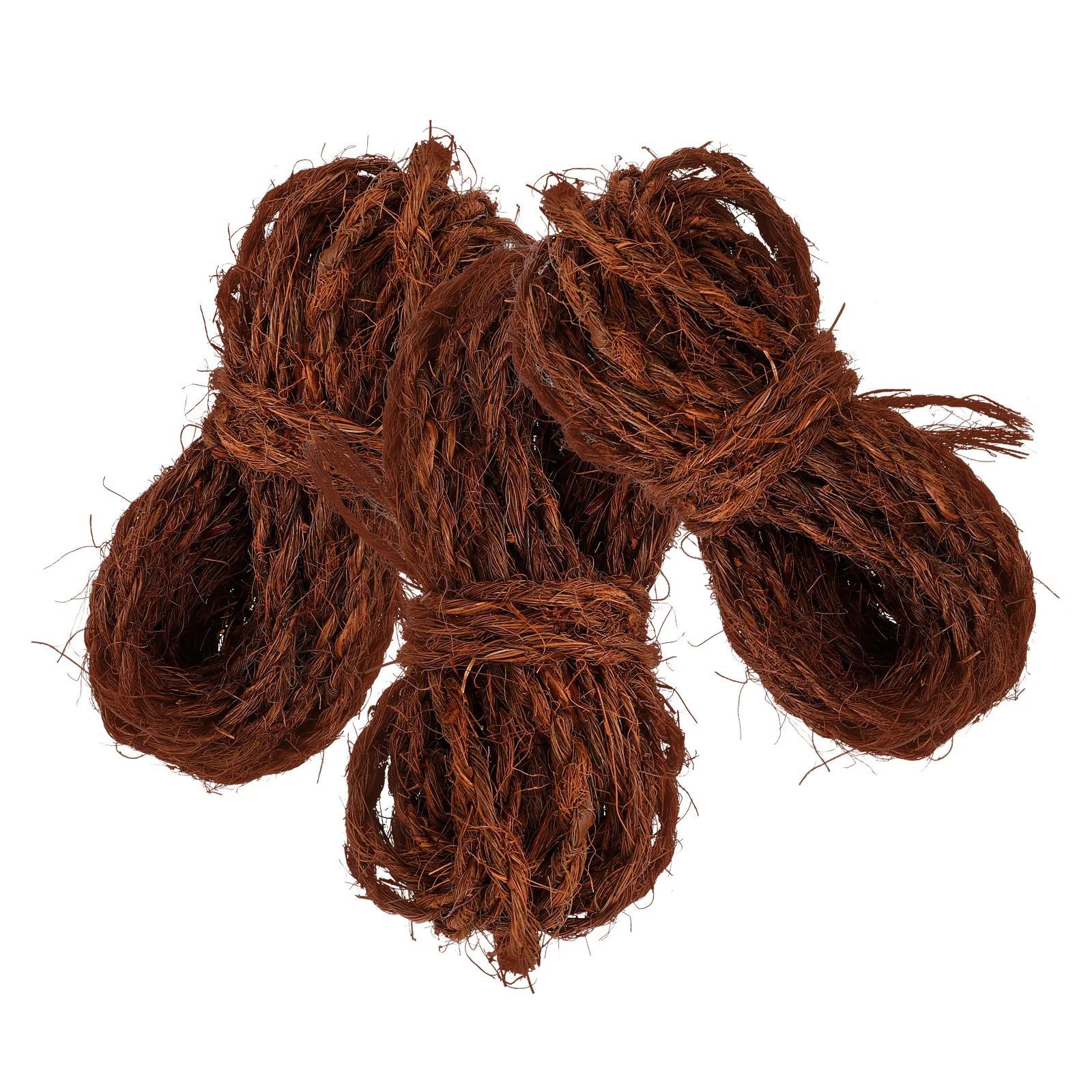 

3pcs Brown Rope Handmade Braided Cord for Gift Packing String Wrapping Party Decorations Jewelry Making Craft Supplies