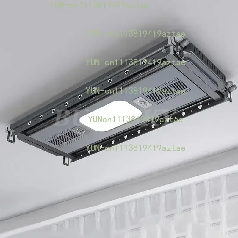 Smart Lifting Electric Ceiling Clothes Dryer With Light Space Aluminum Telescopic Balcony Laundry Hangerv