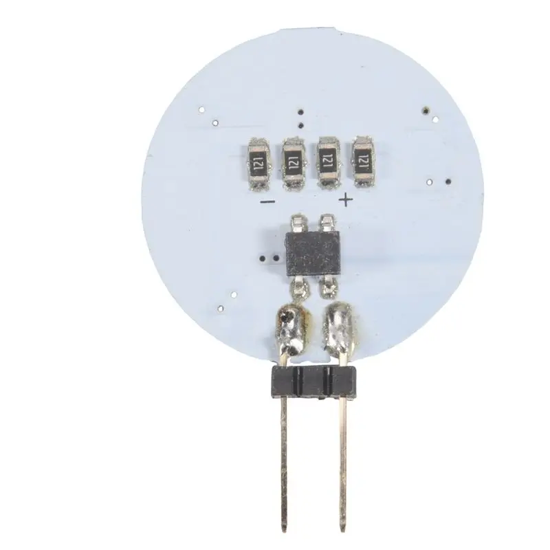 ABKW-12PCS G4 Puck Lights LED Bulbs Side Pin Base Round G4 5050 12SMD LED RV Camper Light Home Reading Light