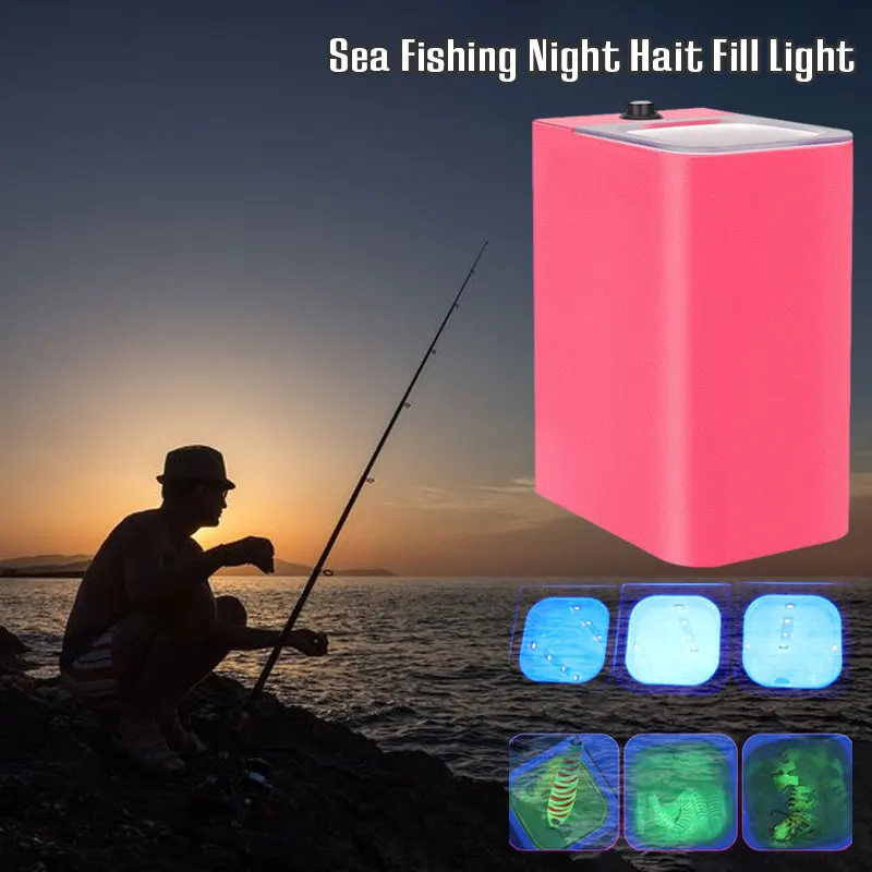 

Portable UV Soft Hard Bait Fill Light, Fishing Tool, Outdoor Shrimp Light, Waterproof and Portable