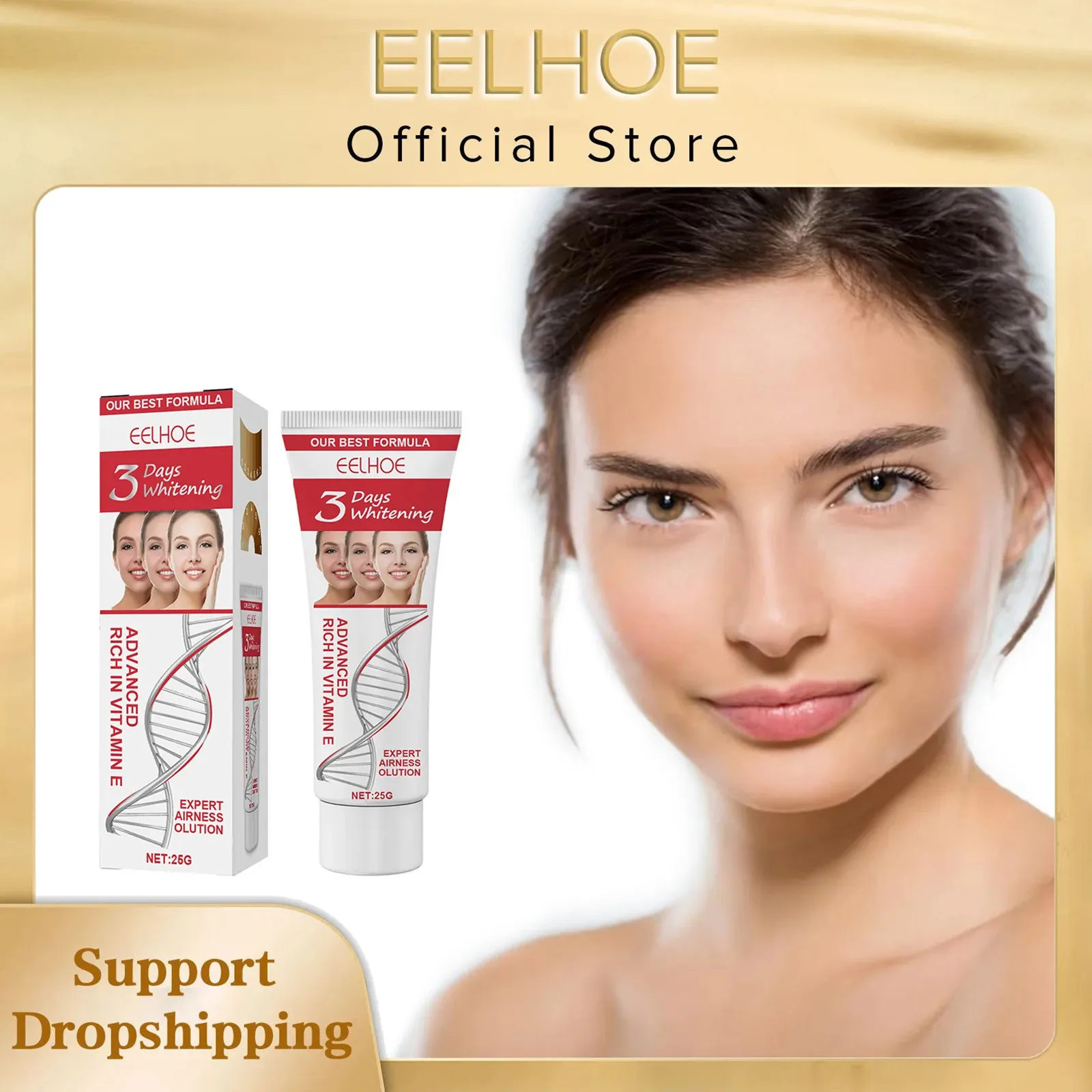 Crema hidratante de ácido kójico para el rostro, antimanchas, elimina manchas de pigmento, eliminación de pigmentación, crema blanqueadora de ácido kójico, 25g