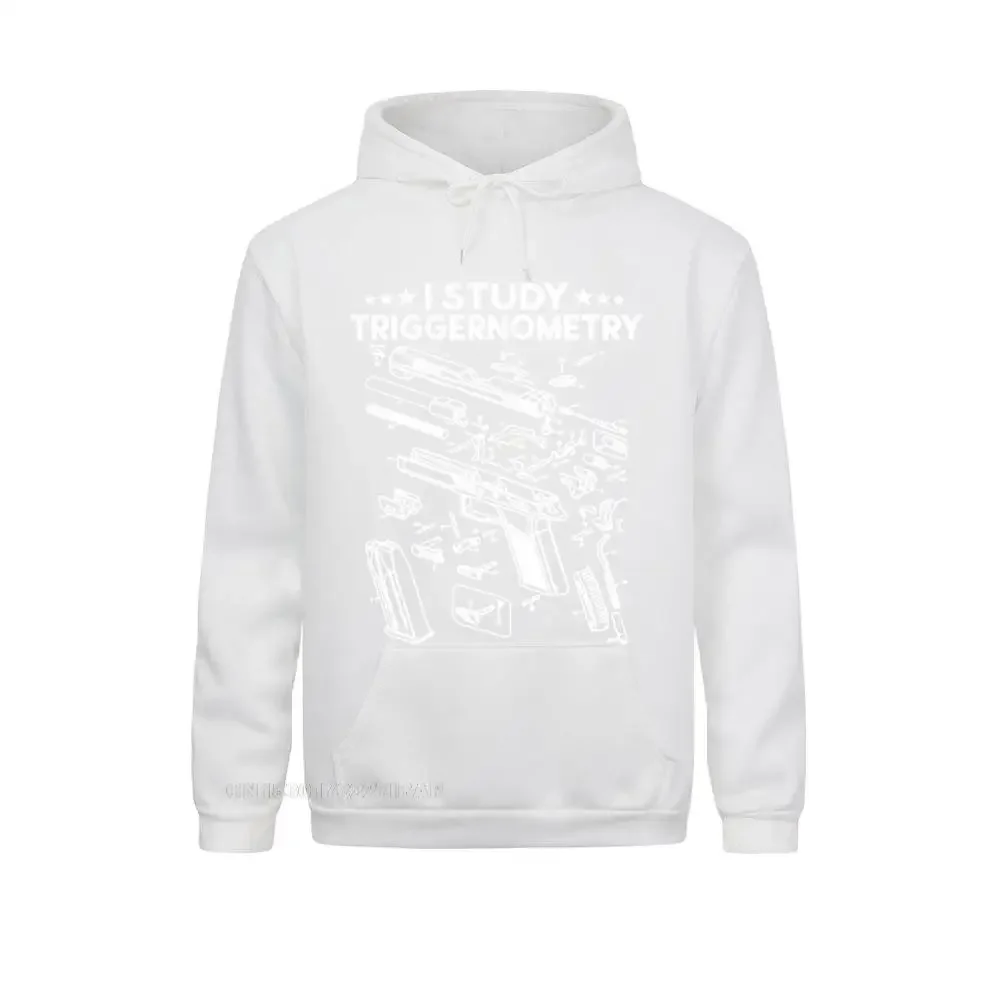 I Study Triggernometry Gun On Back Funny Veteran Gift Hoodie Company Youthful Hoodies Sweatshirts for Adult Normcore Clothes