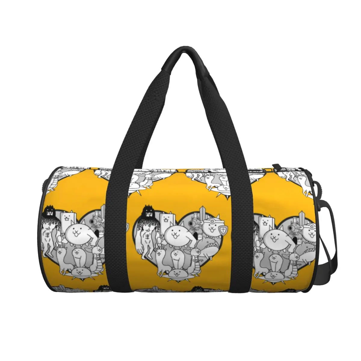

Battle Cats Evolved Cats Mural Large Duffle Gym Bag Waterproof Duffle Travel Bags Handbags Fitness bag