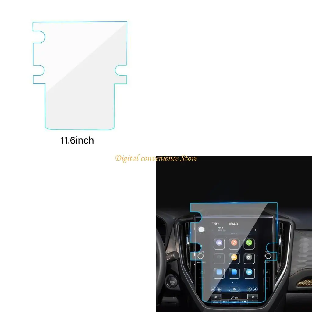واقيات شاشة ملاحة السيارة 97QA فورستر لموديلات فورستر 2025 2026 مقاس 11.6 بوصة واقي الأسطح المقاومة للكسر