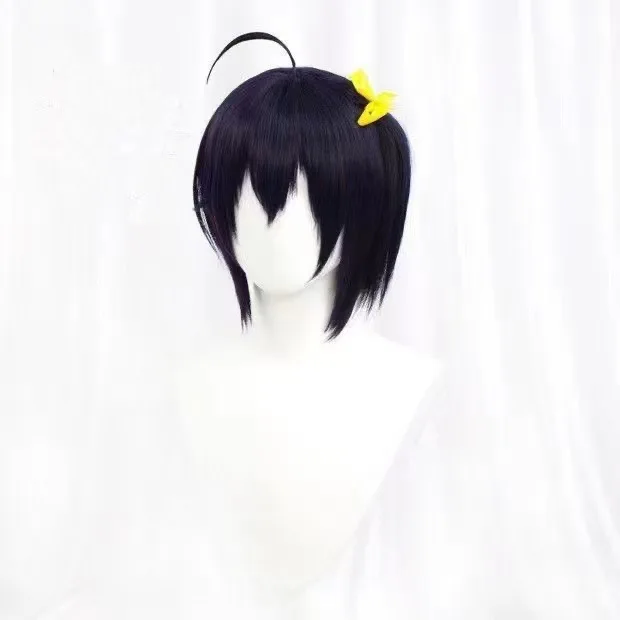 Takanashi Rikka Cosplay Wig Short Hair Heat‑Resistant Synthetic Costume Wig For Anime Role‑Play Party 5