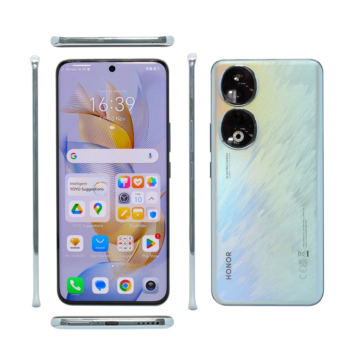 Global Version HONOR 90 5G Smartphone 200MP Ultra-Clear Camera Snapdragon 7 Gen 1 5000mAh Battery Life 66W Charger 120Hz Display