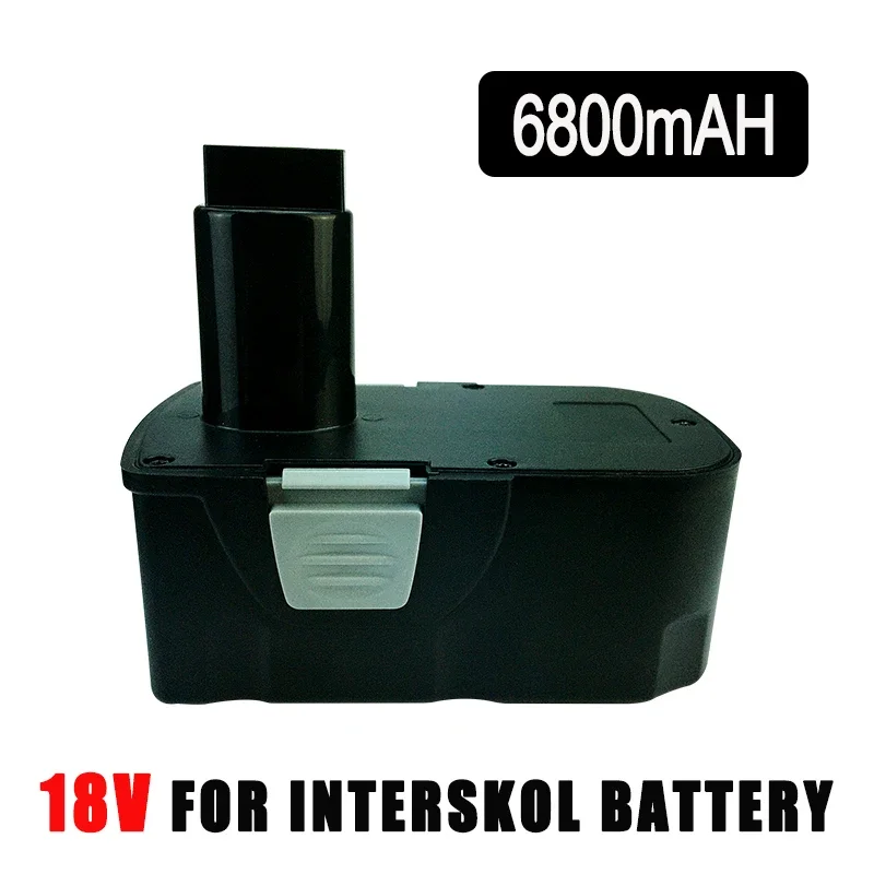 

18V 6800mAh for Interskol Ni-CD/Ni-MH Screwdriver Replacement Rechargeable Battery,for DA-18ER Power Tool Cordless Drill H18