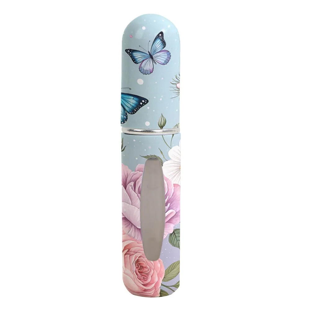 New 5ml Mini Perfume Bottle Empty Portable Empty Cosmetic Containers Storage Sprayer Refillable Spray Rotating Bottle