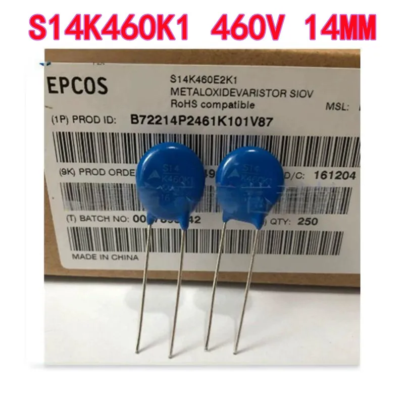 10pcs B72220S461K101, S20K460, S20 K460, 460V, 20mm, Varistor, Original B72214P2461K101 S14K460E2K1 S14K460K1 460V 14MM 6KA