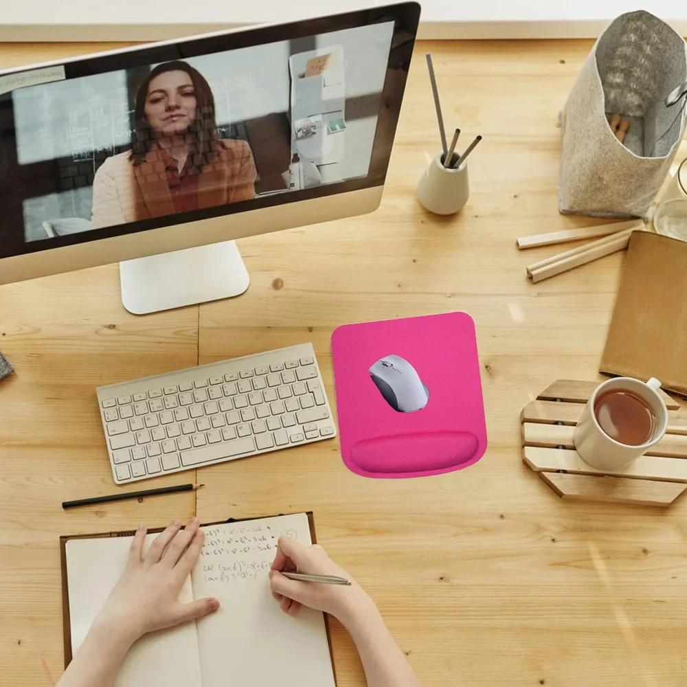แผ่นรองเมาส์ข้อมือกันลื่นขนาดใหญ่สำหรับการเรียนรู้และสำนักงานคอมพิวเตอร์แล็ปท็อปอุปกรณ์สำนักงาน