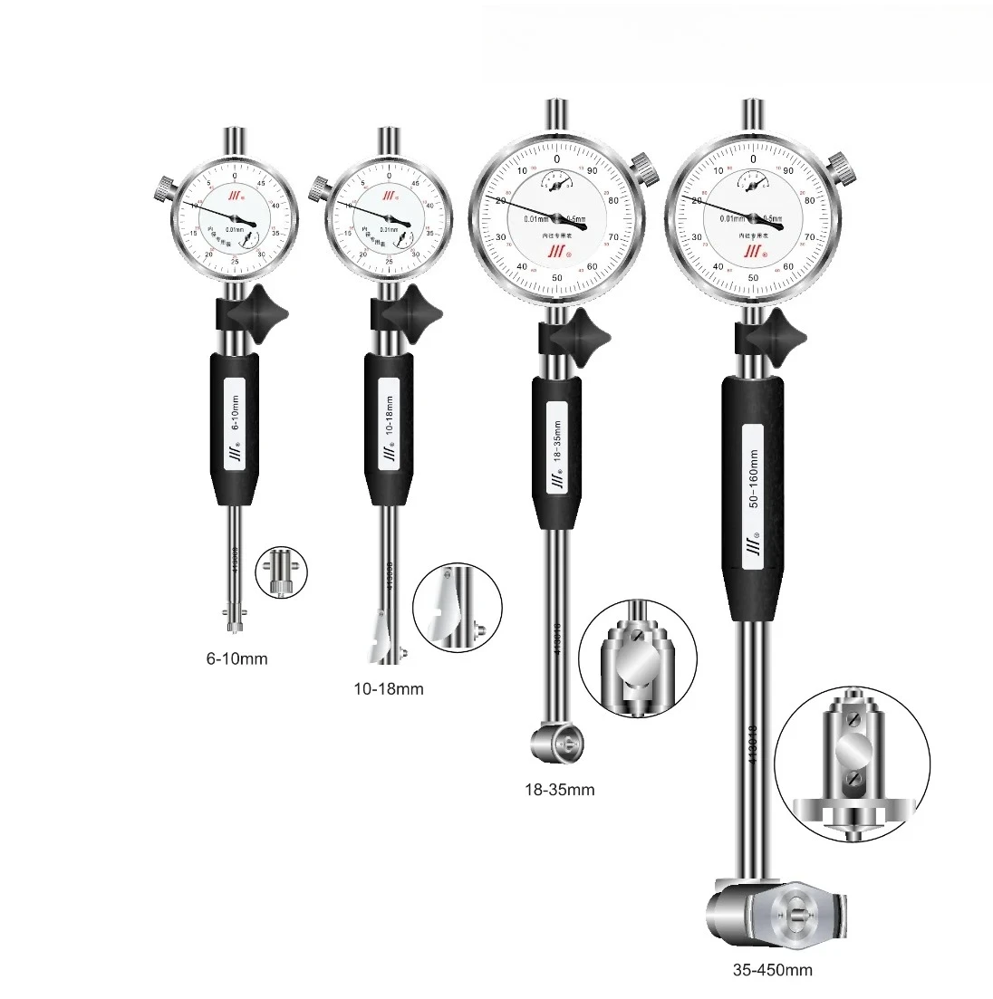 Long Calibration Testing D10-10 Indicators Ip65 Indicador De Test Mahr Digital Inside Dial Indicator Gauge
