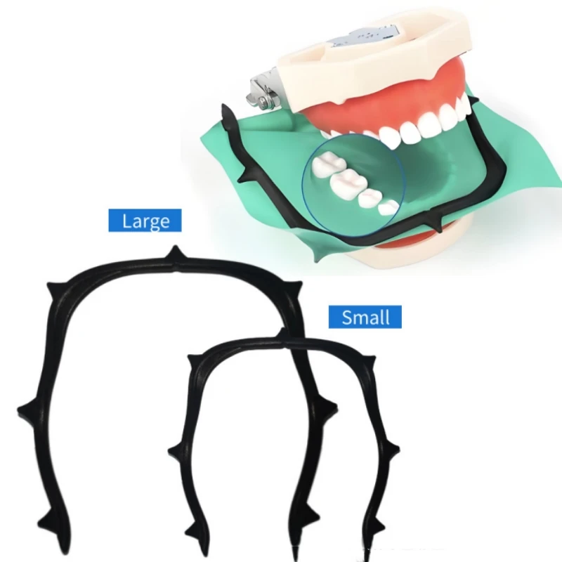 

Dental Rubber Dam Frame Holder Carbon Fiber U-Shape Rubber Barrier Bracket Dentistry Lab Materials