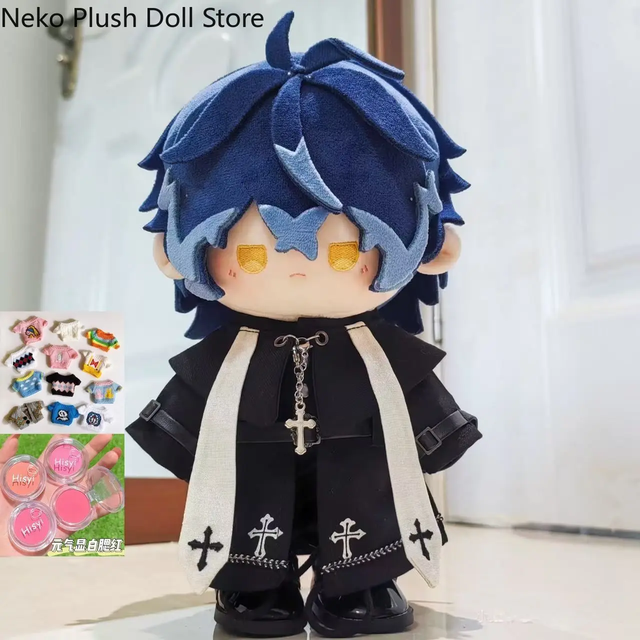 

Genshin Impact Kyryll Chudomirovich Flins Game Anime Plush Doll Body Dress Up Clothes Plushies Stuffed Toys Figures Gift 20cm