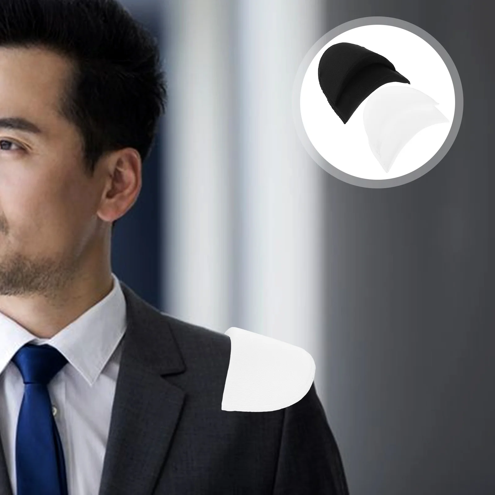 

Invisible Removable Shoulder Pads For Suit Dress Costume Enhanced Sponge Inserts Universal Fit Replacement Shoulder