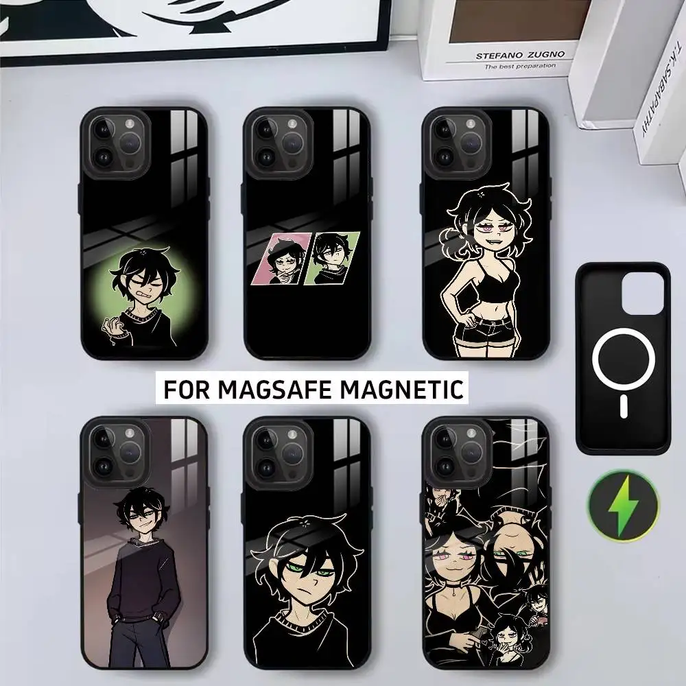 

The C-Coffin of A-Andy L-leyLeyS Phone Case For iPhone17,16,15,14,13,12,11 Plus,Pro Magnetic with Magsafe Wireless Charging