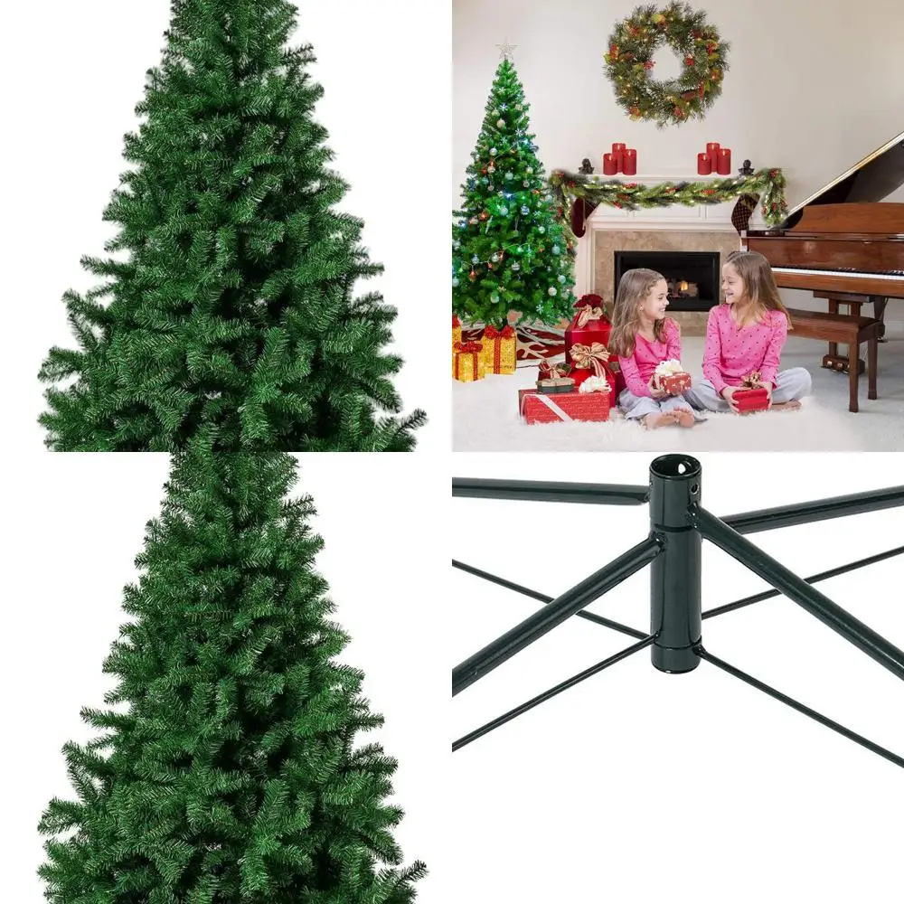 

7.5ft Premium Artificial Christmas Tree with 1400 Tips and Easy Assembly Stand