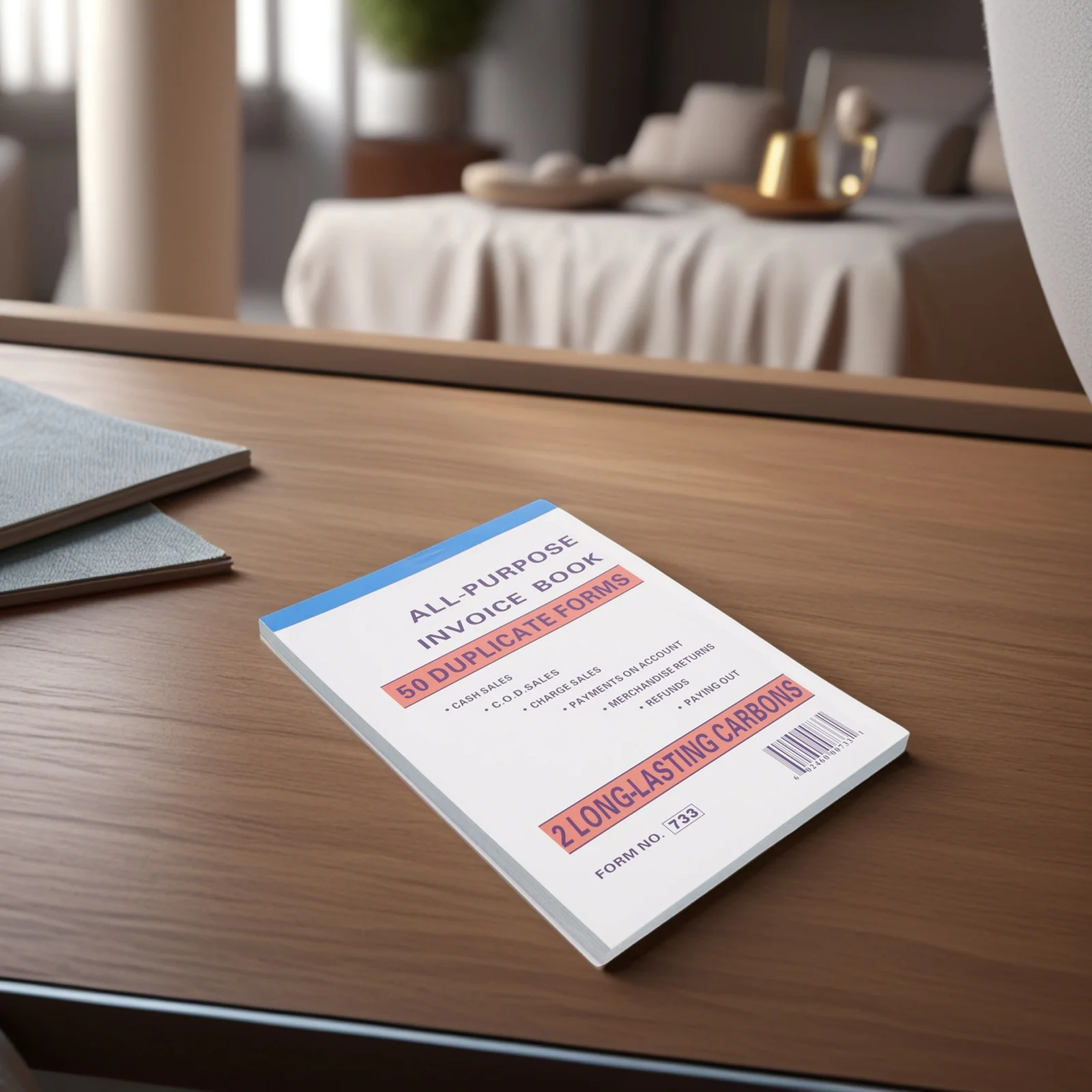 Receipt Book For Small Business Multicolumn Design Sales Order Invoice Tracking Purchase Management Tool Financial