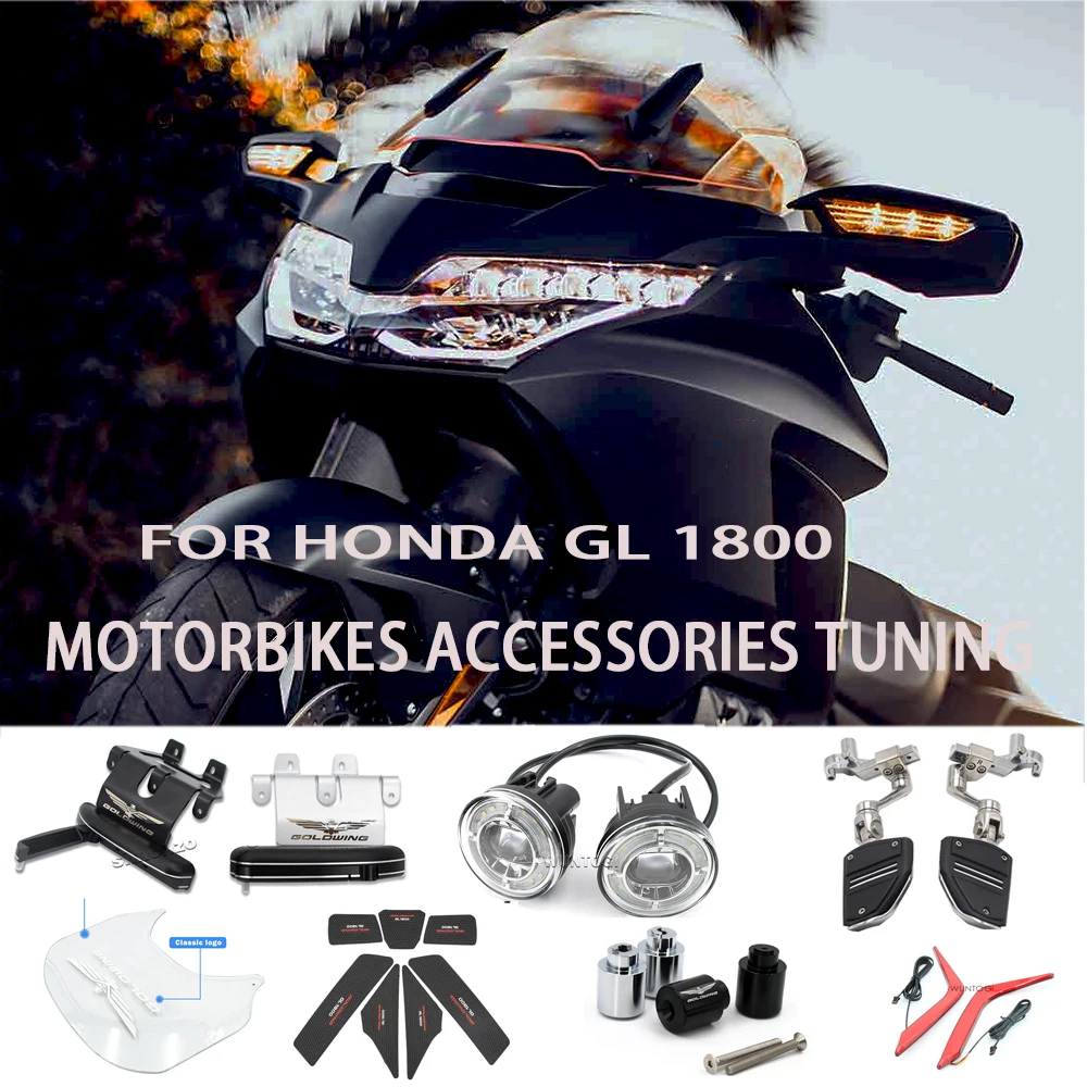 for HONDA GL 1800 Parts  Goldwing GL1800 Accessories Motorcycle Cruise Foot Pedal Engine Cover LED Kit Gold Wing Retrofit Parts