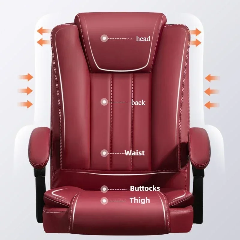 고급 사무실 가정용 컴퓨터 의자, 장시간 조절 가능, 엔지니어링 의자, 학생 기숙사 낮잠, 보스 의자