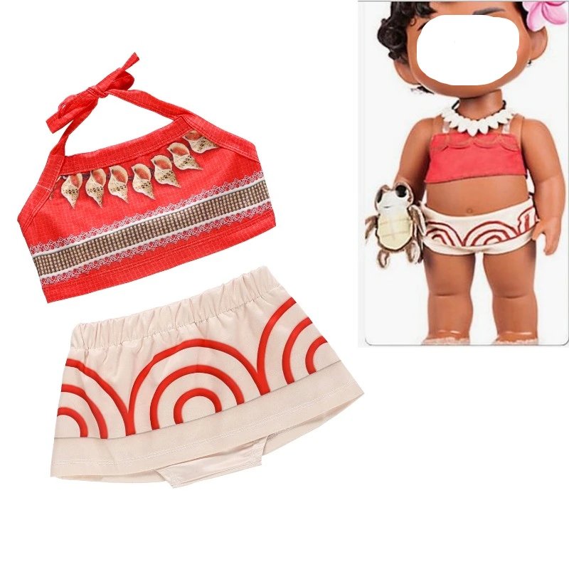 Vestido de Cosplay de Moana para niña, disfraz de película de Anime, regalos de Halloween, recién llegado