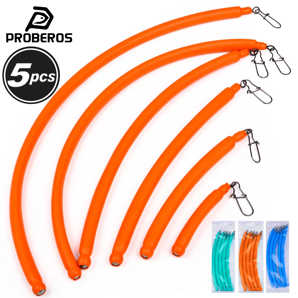 Accesorios de Pesca Proberos, 5 Piezas de Plomos Deslizantes para Arrastre, Plomos Antienganches para Arrastre, Pesca de Arrastre, Pesca a la Deriva, Pesca de Fondo