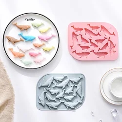 13-gaats siliconen mal met walvisvormen in verschillende maten bakgereedschappen ijsrooster chocolade cakevorm taartdecoratie accessoires