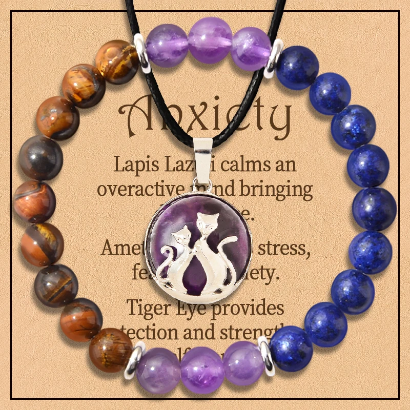 

3 шт./комплект, браслет из натуральных камней