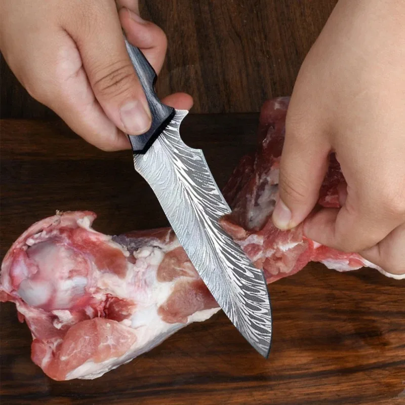 Kitchen Boning Knife Forged Stainless Steel Bone Chopping Meat Cleaver Vegetable Slicing Butcher Utility Paring Butcher Knife