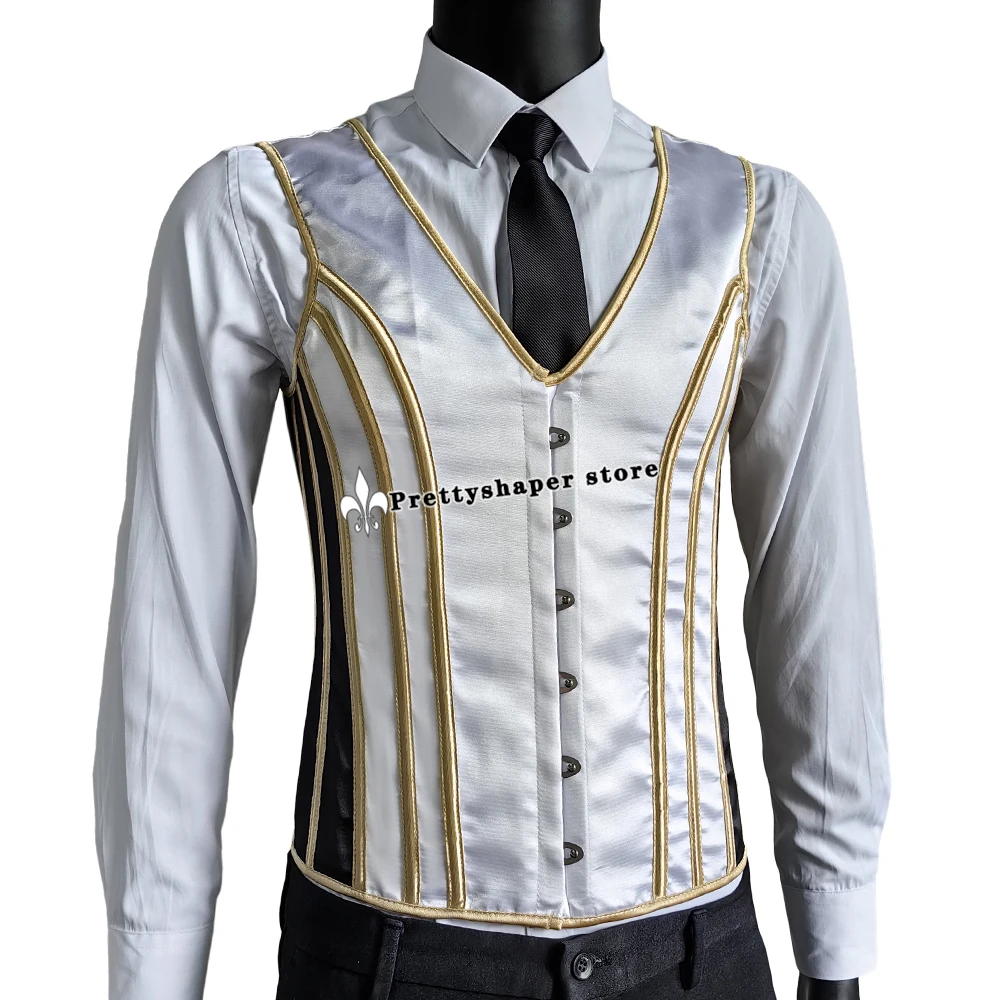 white and gold dress for men The Imperial Gold & White Tuxedo 36