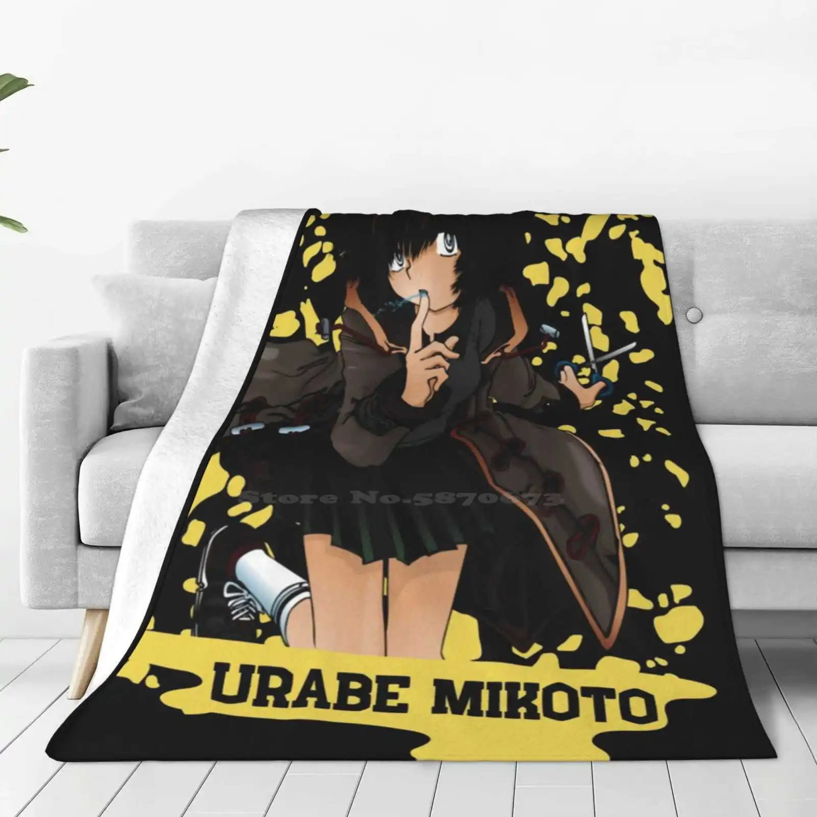 Urabe Mikoto Four Seasons Comfortable Warm Soft Throw Blanket Urabe Mikoto Anime Manga Mysterious Girlfriend X Nazo No Kanojo X