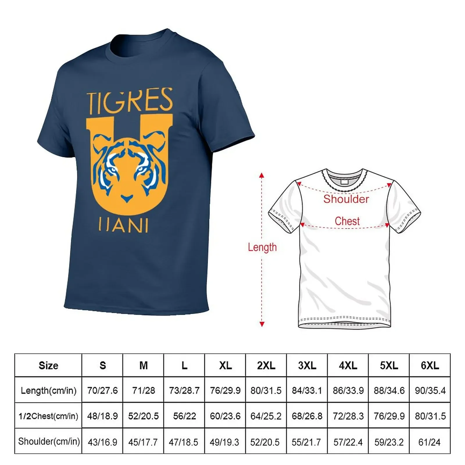 Tigres Uanl #g22 T-shirt tops tees vintage clothes mens workout shirts