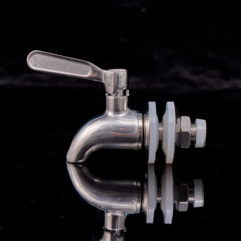 Industrial Stainless Steel 12mm Beverage Tap Replacement Spigot Easy Spigot for Wine Barrels & Drink Dispensers