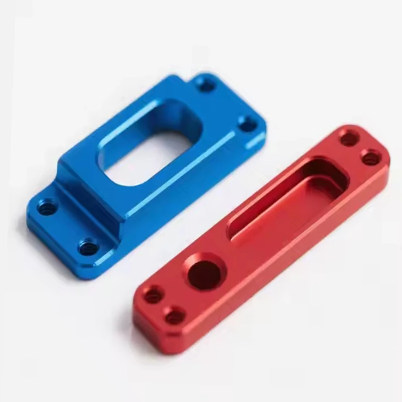 

CNC Machining Service Customized CNC Machining Aluminum Alloy Red Mechanical Connection Board