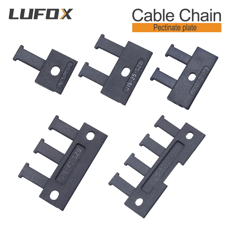 A specialized dressing board for drag chains is used to comb cable wires