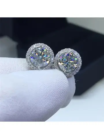 Delicate Small Round Stud Earrings Women with Shiny Cubic Zirconia Simple Versatile for Teens Fashion Jewelry