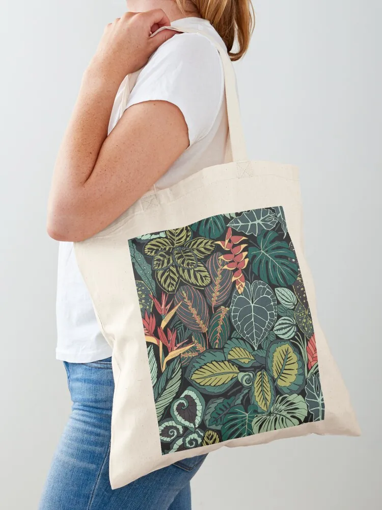 Rainforest Leaves Tote Bag canvas tote tote bag canvas bags men