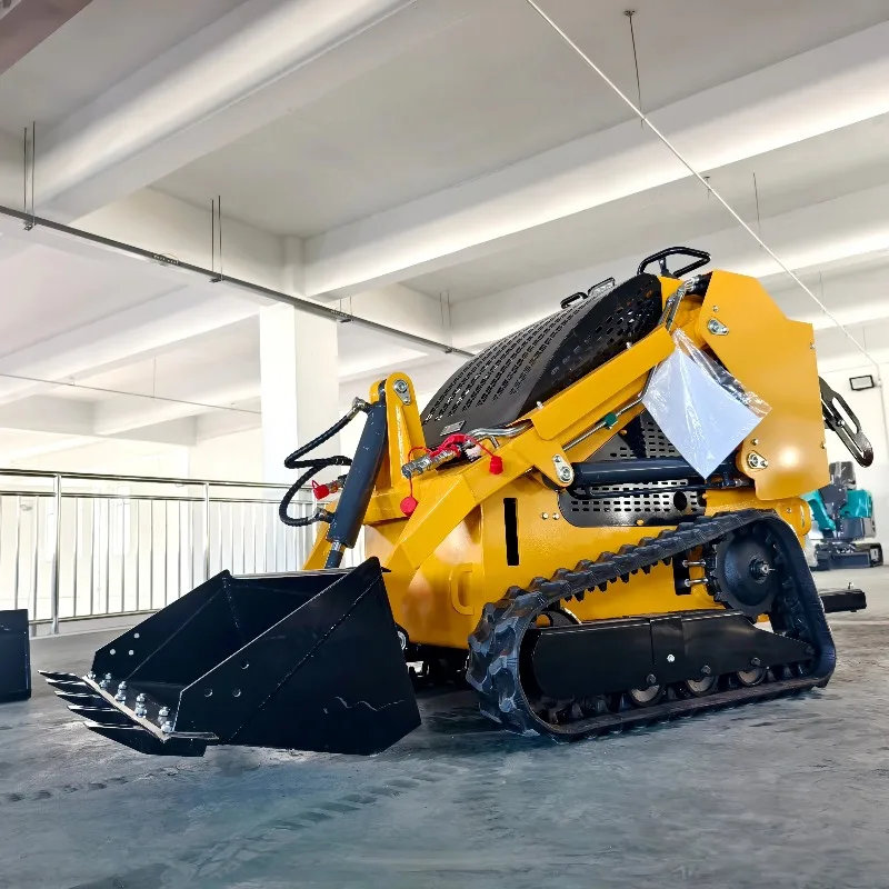 Crawler Skid Steer Loaders Mini Small Skid Steer Track Loader With Attachments