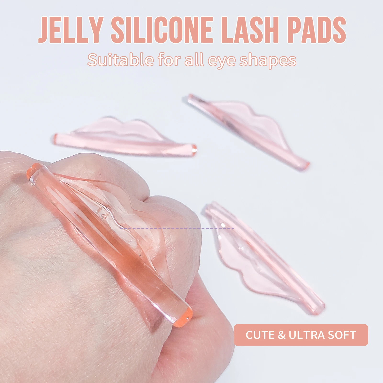 PERMANIA 8Pc C Curl Silicone Cílios Perm Pads Cílios Pegajosos Vara Escudo Levantamento 3D Cílios Modelador Acessórios Ferramentas de Maquiagem