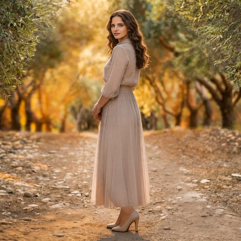 XS-3XL Long Sleeves 2pcs Shabbos Shirt and Maxi Skirt Formal Mesh Outer and Satin Lining Lady Clothing Elegant Outwear
