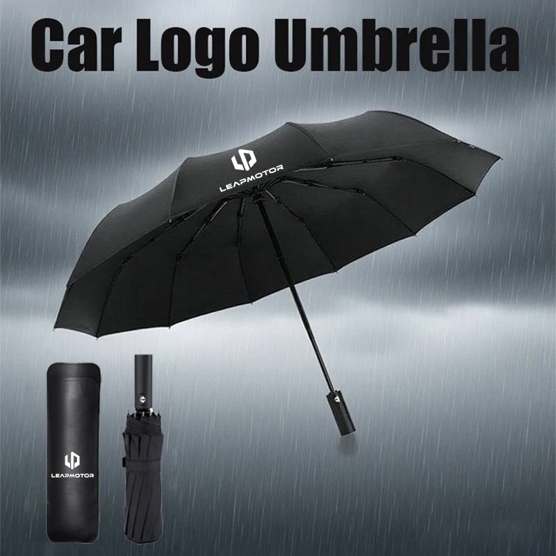Sombrilla de 12 huesos, sombrilla plegable para Motor Leapmotor Leap C01 C10 C11 T03 S01 C11 Reev 2022 2023 2021