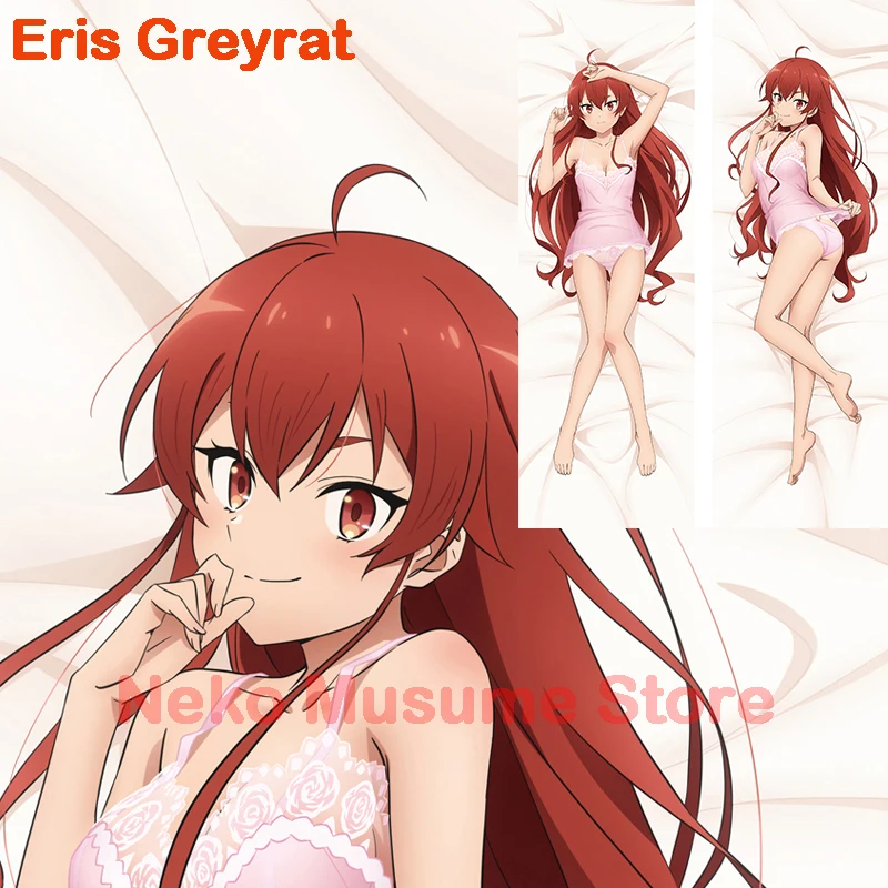 Dakimakura anime Eris Greyrat Double-sided Print Life-size body pillows cover Adult pillowcase