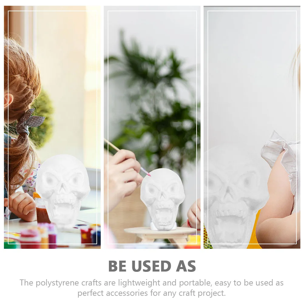 

6 Pcs Foam Kids DIY Craft Toys Grimace-shaped Painting Foams Crafts Bulk Children Polystyrene Balls